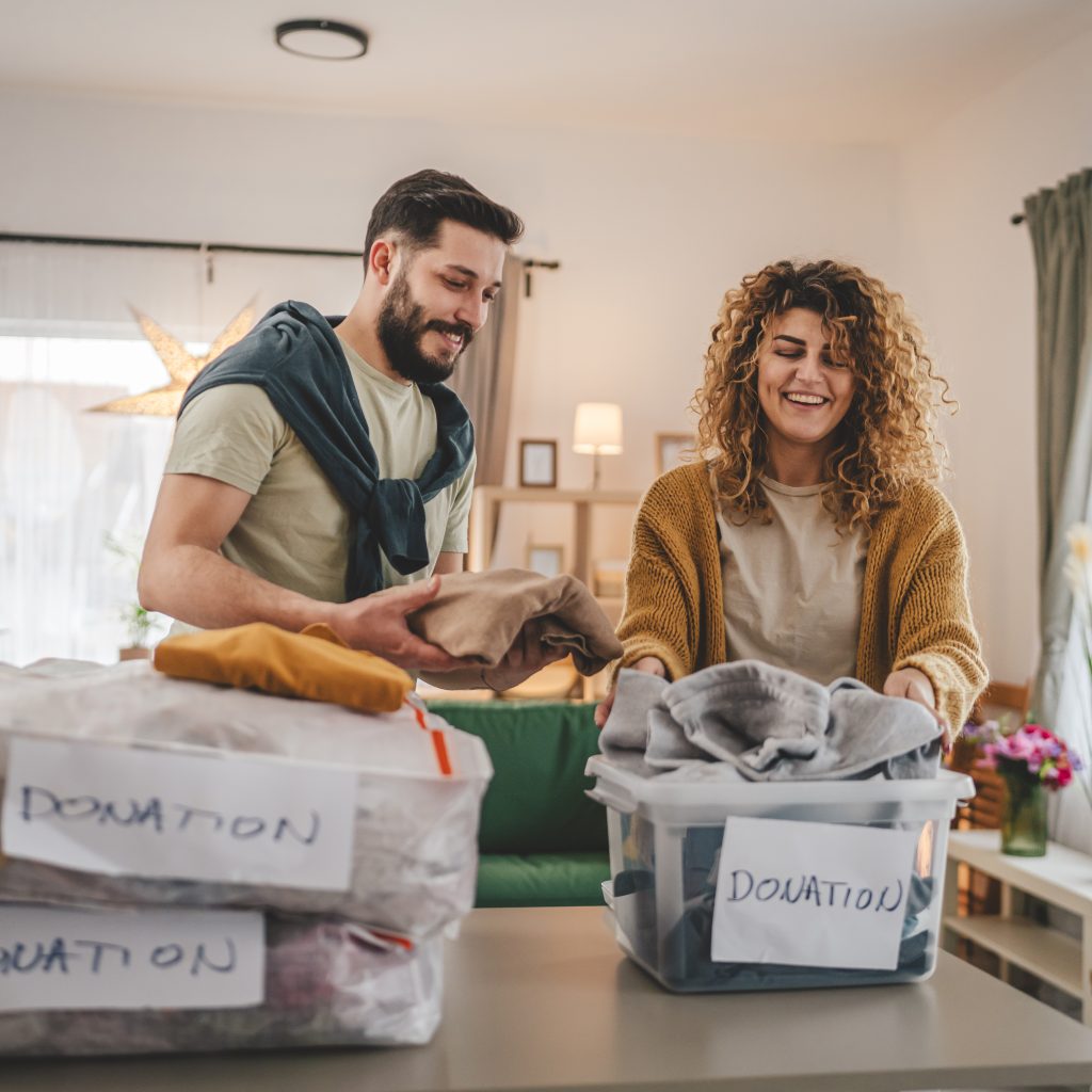 Declutter before you spend money on storage solutions!